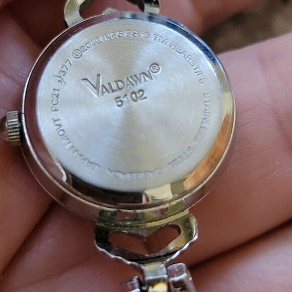 Betty Boop Silver Watch by Valdawn 2002 Heart Link Band Retro Collectible Gift main image 8